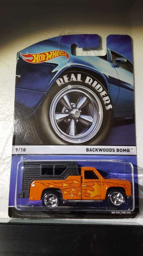 HOTWHEELS REAL RIDER BACKWOOD BOMB
