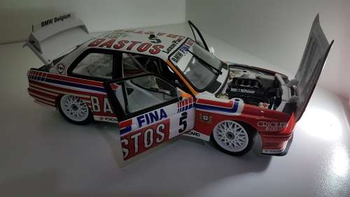 1/18 Dealer Edition Minichamps BMW M3 E30 Bastos - Soper
