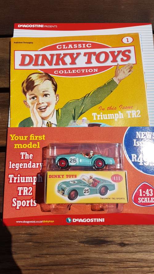 Dinky Toys Triump TR 2 Nr 1 of De Agostini Distribution Set