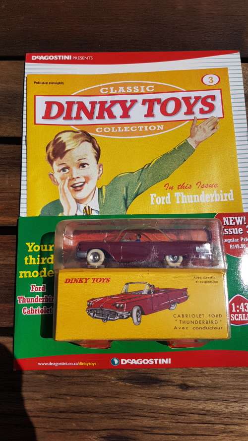 Dinky Toys Ford Thunderbird Cabriolet Nr 3 of De Agostini Distribution Set