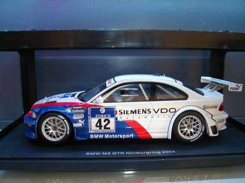 AutoArt Bmw GTR Nurburgring 2004, E46, 1:18 Diecast Model