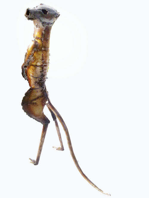 Metal Garden Ornament.  Meercat (Timon)