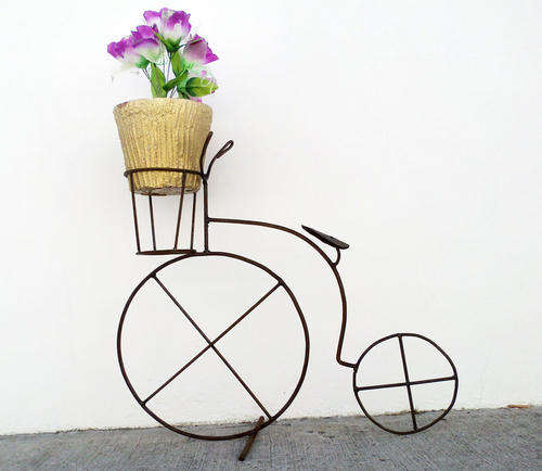 Metal Garden Ornament. Bicycle. Large.