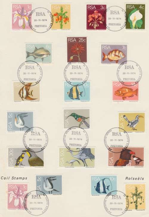 RSA 1974-11-20 2nd Definitive Issue FDC Folder 2.1 [SACC R45]