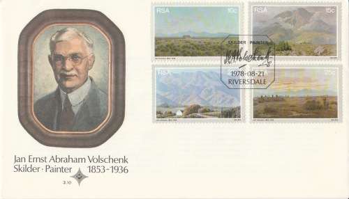 RSA 1978-08-21 Jan Ernest Abraham Volschenk FDC 3.10 (130 000) [SACC R4]
