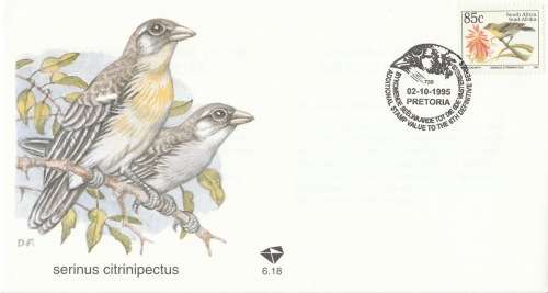 RSA 1995-10-02 Additional Value to the Definitive Issue FDC 6.18 [SACC R27]