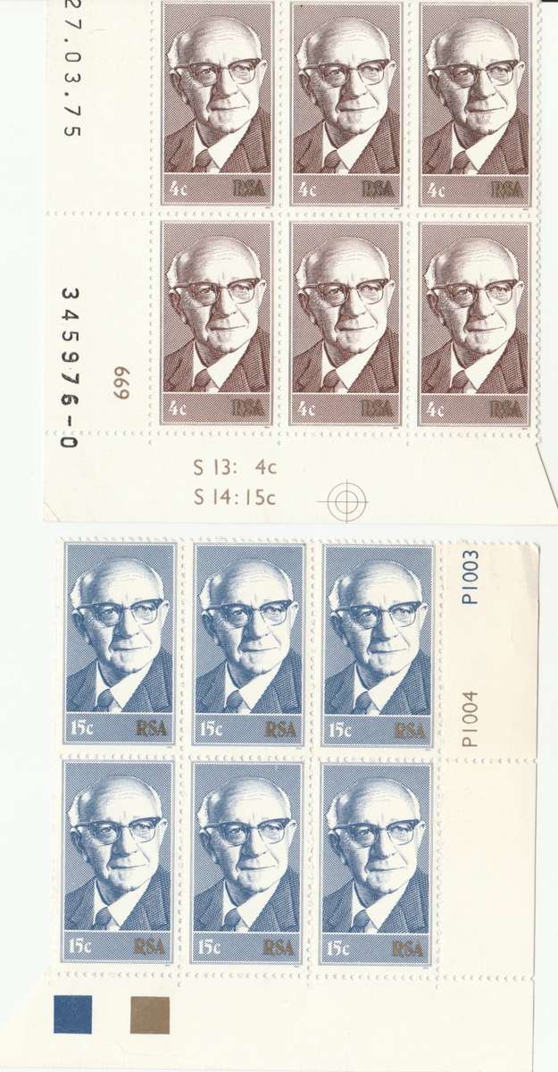 RSA 1975-04-19 Inauguration of State President Dr Diederichs - SACC 381-382 x6 [SACC R30]