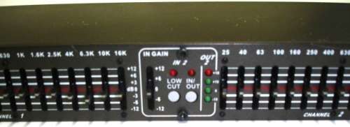 SR430QXLR graphic equalizer