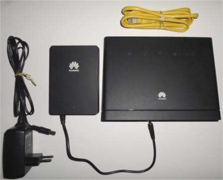 Huawei B315s - 936 LTE WiFi Router - Black (Very Good Condition and comes with backup battery)