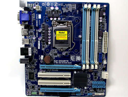 Gigabyte B75M-D3H Intel LGA 1155 Motherboard