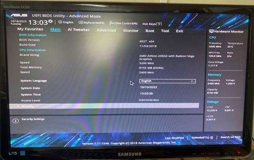 ASUS Prime A320M-K motherboard + AMD Athlon 200GE  + 8Gb DDR4 memory - ALL IN  1 BUNDLE !!!!!