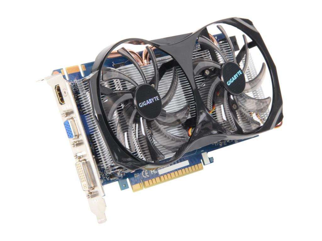 GIGABYTE GeForce GTX 550 Ti 1GB GDDR5 Graphics Card GV-N550WF2-1GI