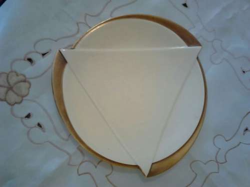 CARLTON WARE - UNUSUAL ART DECO PLATE