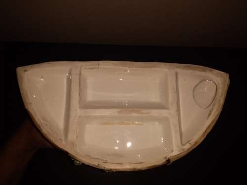 LOT 63: GERMAN PORCELAIN FIGURAL CLOCK FALCONRY THEME