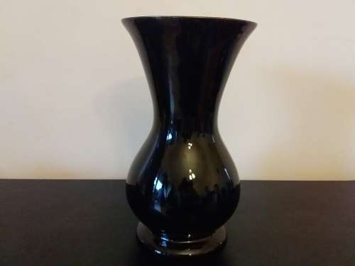 LOT 68: BEAUTIFUL & RARE LARGE MID CENTURY HAND PAINTED LUCIA VASE