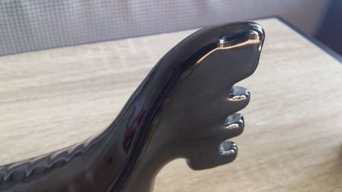 LOT 90: BLACK LUCIA MID CENTURY GONDOLA / BOAT