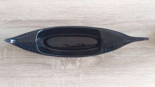 LOT 90: BLACK LUCIA MID CENTURY GONDOLA / BOAT