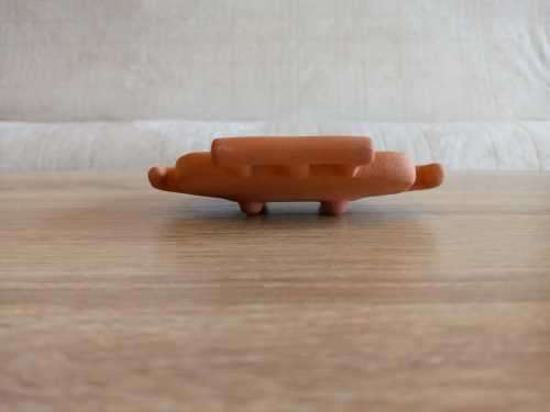 50% OFF FOOTED BISQUE FIRED KALAHARI ASHTRAY + FREE GIFT