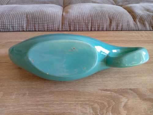 LOT 89: MAJESTIC ITALIAN VINTAGE MID CENTURY TURQUOISE VASE + FREE GIFT