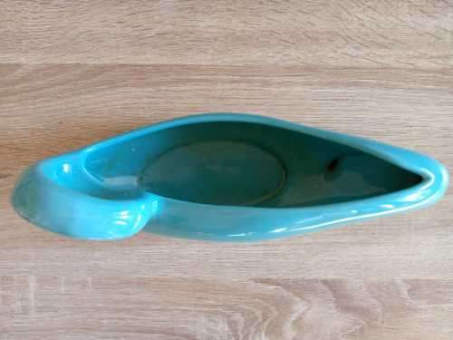 LOT 89: MAJESTIC ITALIAN VINTAGE MID CENTURY TURQUOISE VASE + FREE GIFT