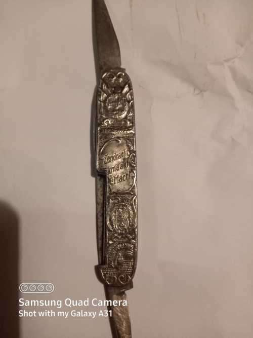 Paul Kruger General De Wet pocket knife