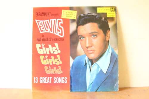 ELVIS PRESLEY - GIRLS GIRLS GIRLS - VG+/VG+