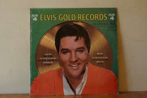 ELVIS GOLD RECORDS  VOL 4 - VG/EX