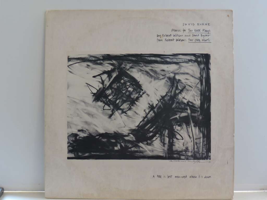 DAVID BYRNE - MUSIC FOR THE KNEE PLAYS - VG/EX-