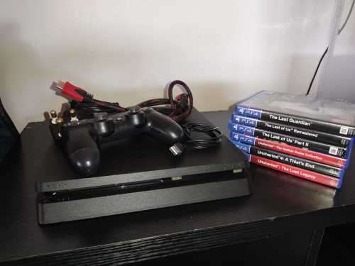 Ps4, 8 games, 1 controller