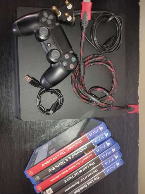 Ps4, 8 games, 1 controller