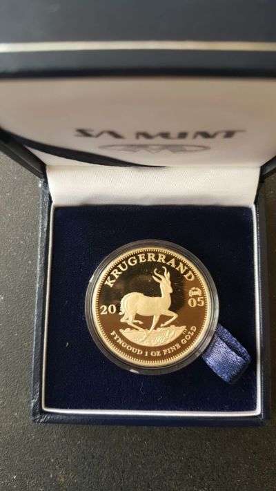 2005 Star Of Africa mint mark gold coin