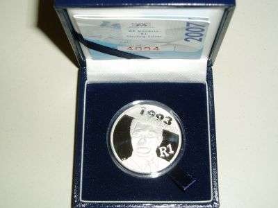 Mandela R1 1 Oz silver coin