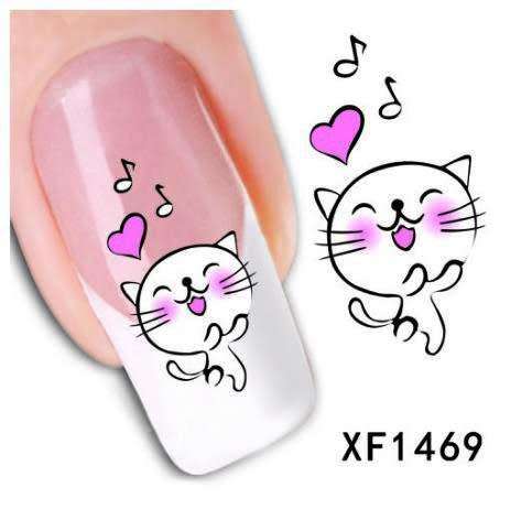 CUTE NAIL ART DECALS STICKERS 1469