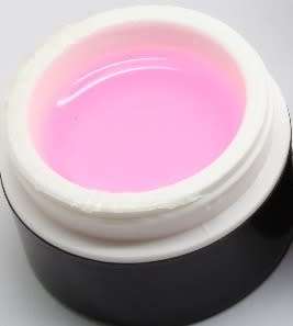 BUILDER UV GEL CLEAR PINK 15ML TUB STRONG