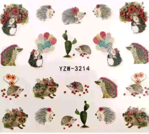 NAIL ART WATER DECAL STICKERS 3214