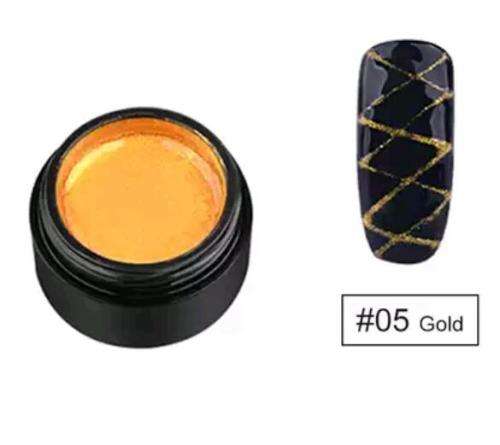 SPIDER UV / LED GEL GOLD 8ML