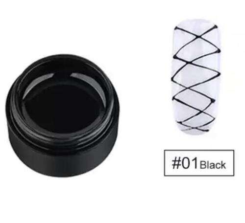SPIDER UV / LED GEL BLACK 8ML