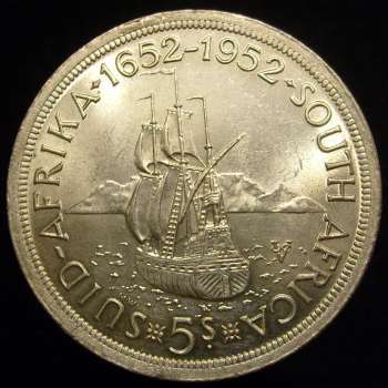 1952 Crown / 5 Shillings - UNC