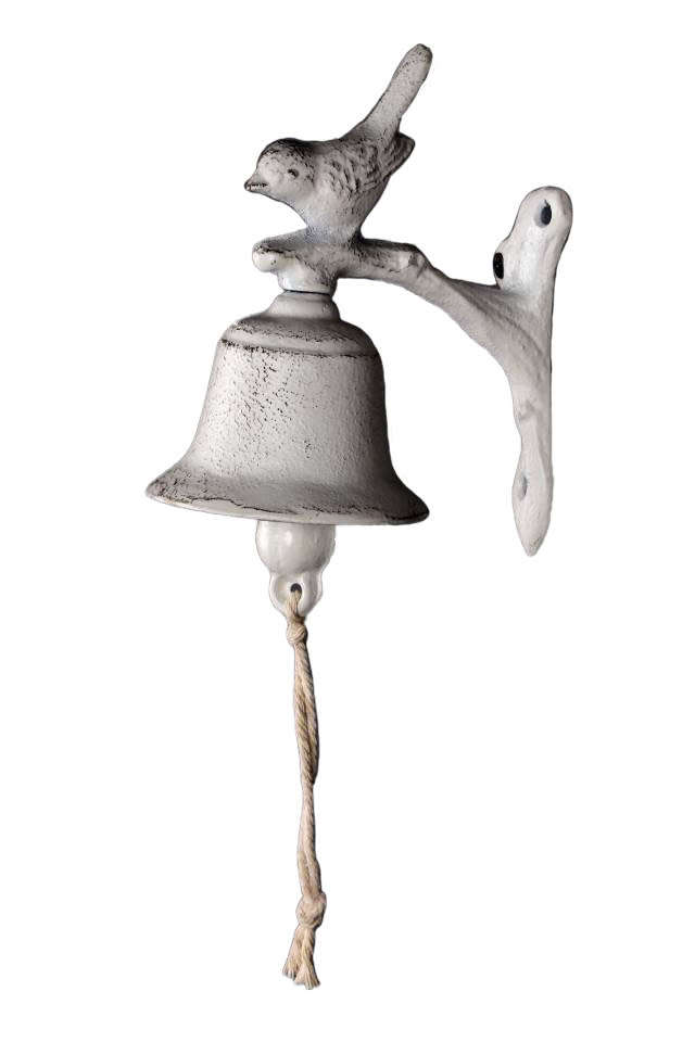 Bird Doorbell Antique White
