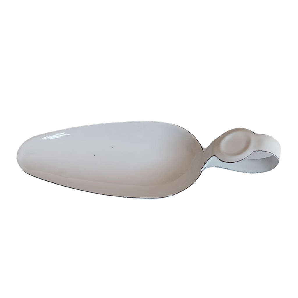 White Enamel Scoop