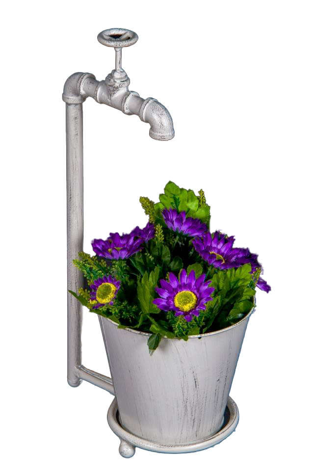 Standing Tap Potholder Antique White