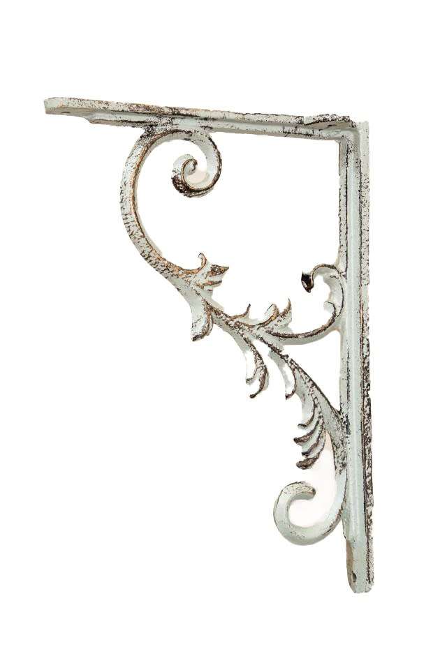 Leaf Bracket Antique Grey