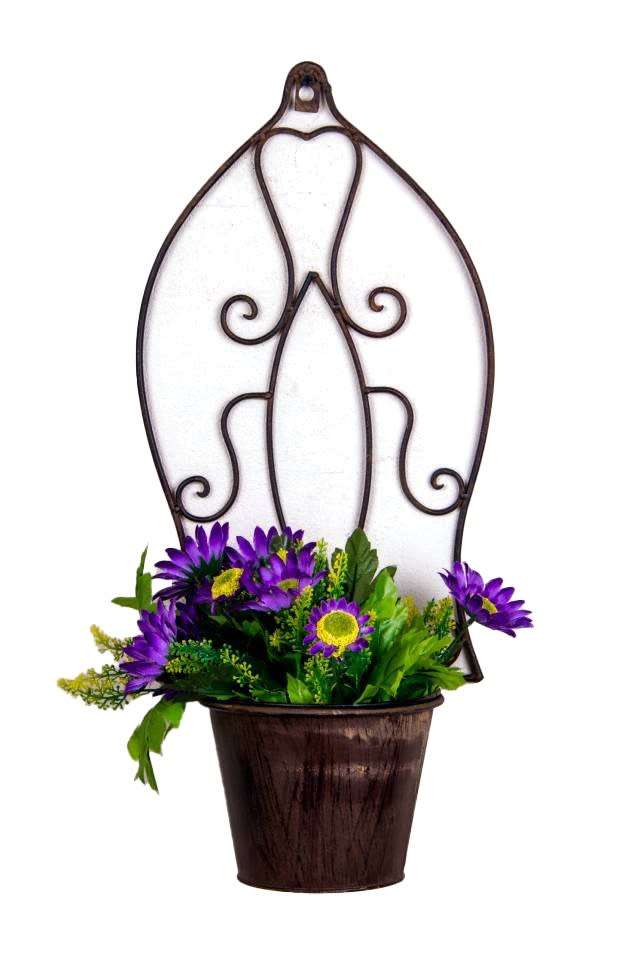 Wallmounted Potholder & Pot Rust