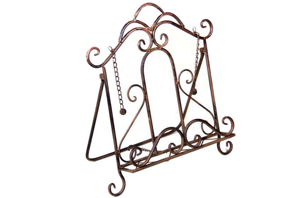 Cook Book Stand Rust