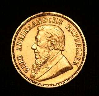 1894 ZAR 1/2 POND GOLD 3.994g