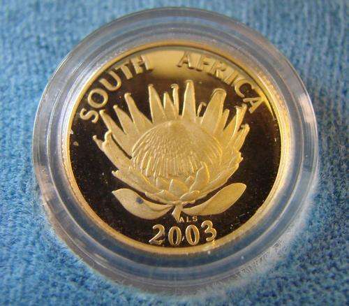GOLD PROTEA SERIES 2003 1/10oz COIN - CRAZY SALE