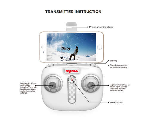 Syma X15W Quadcopter Drone with HD Camera