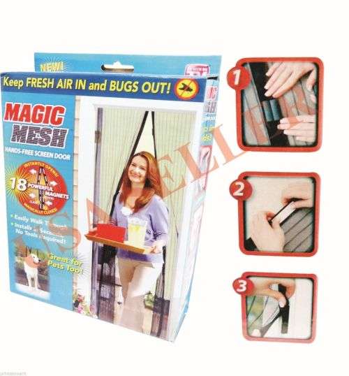 Magic Mesh Magnet Door Curtain