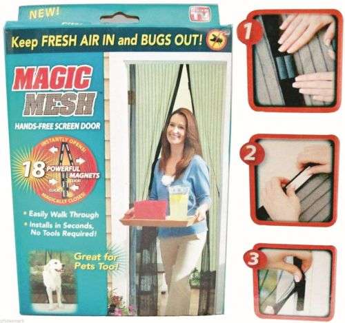 Magic Mesh Magnet Door Curtain