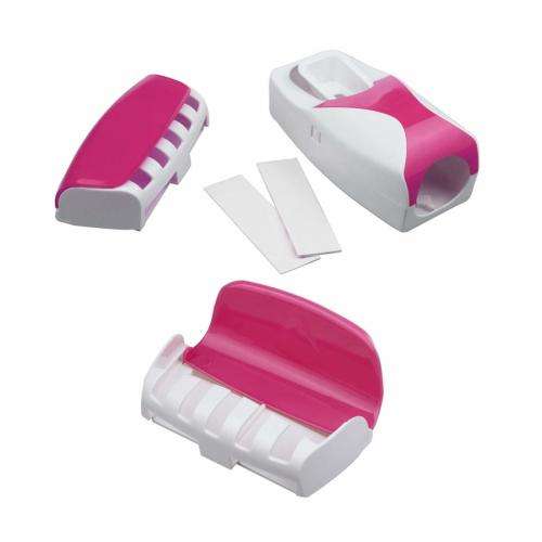 AUTOMATIC TOOTHPASTE DISPENSER WITH 5 TOOTHBRUSH HOLDER
